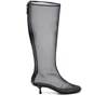 Christopher Esber 50mm Mesh Boots In Black