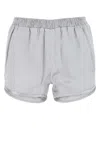 Christopher Esber Viscose Waist Shorts With Side Slits And Seam Pockets In Grey