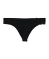 Christopher Esber Ruched Crescent Side Brief In Black In Black
