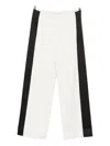 Christopher Esber Elastic Waist Casual Pants In White