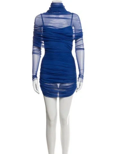 Pre-owned Christopher Esber Silk Dress Set W/ Tags In Blue