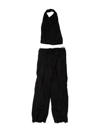 Pre-owned Christopher Esber Silk Pant Set In Blue