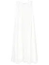 Christopher Esber Silk Strapless Gown In White