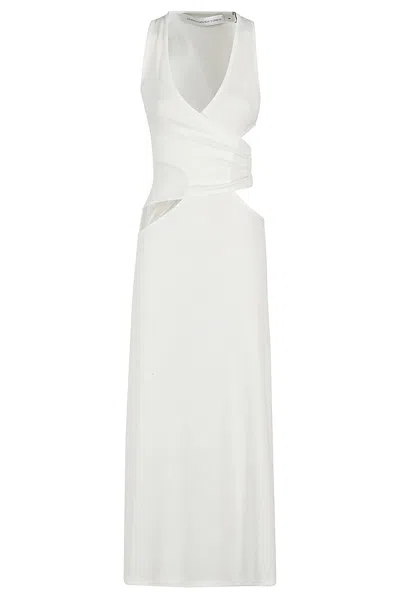 Christopher Esber Silvino Overlap Dress In White