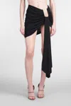 Christopher Esber Skirt In Black Viscose In Black