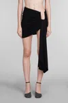 Christopher Esber Skirt In Black Viscose In Black