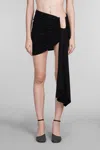Christopher Esber Skirt In Black Viscose In Black