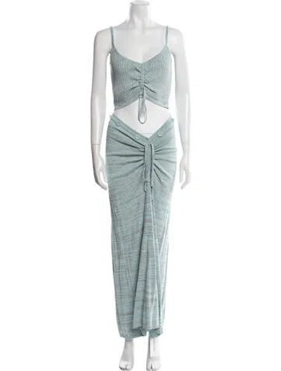 Pre-owned Christopher Esber Skirt Set In Blue