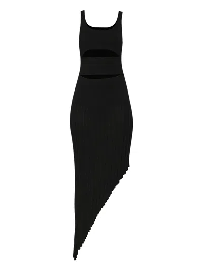 CHRISTOPHER ESBER SLASHED ASYMMETRIC DRESS