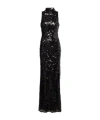 Christopher Esber Cristalla Embellished Gown In Black