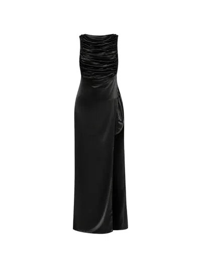 Christopher Esber Sleeveless Split-detail Maxi Dress In Black