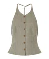 Christopher Esber Sleeveless Vest In Grey