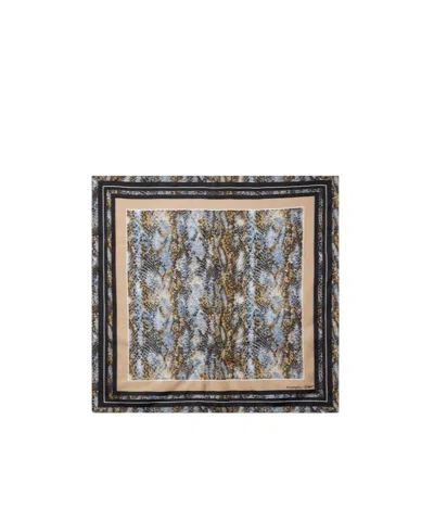 Christopher Esber Snake-print Silk Scarf In Multi