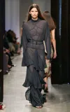 Christopher Esber Solea Ruffled Dress In Black