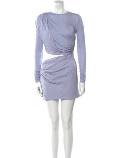 Pre-owned Christopher Esber Solid Casual Dress In Blue