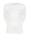 Christopher Esber Sonora Veiled Short-sleeve T-shirt In White