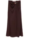 Christopher Esber Spiral Crystal Knit Sk In Red