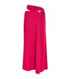 Christopher Esber Spiral Crystal Suspension Maxi Skirt In Pink