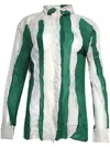 Christopher Esber Spliced Shirt In Green