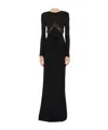 Christopher Esber Split Back Dress In Black