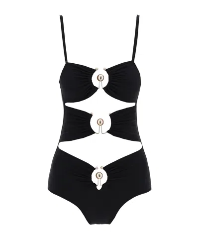 Christopher Esber Square Neck Cut-out Swimsuit
