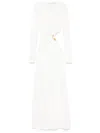 Christopher Esber Stone Maxi Dress In White