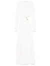 Christopher Esber Cavern Stone Gown In White