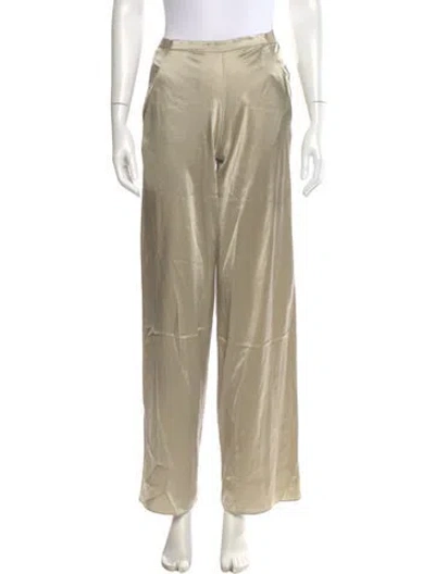 Pre-owned Christopher Esber Straight Leg Pants In Neutral