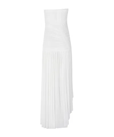 Christopher Esber Strapless Dress In White