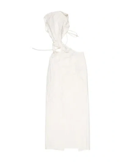 Pre-owned Christopher Esber Strapless Long Dress In White