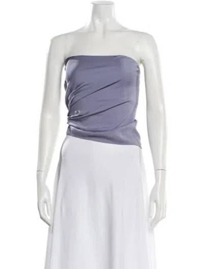 Pre-owned Christopher Esber Strapless Top In Black