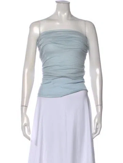 Pre-owned Christopher Esber Strapless Top In Grey