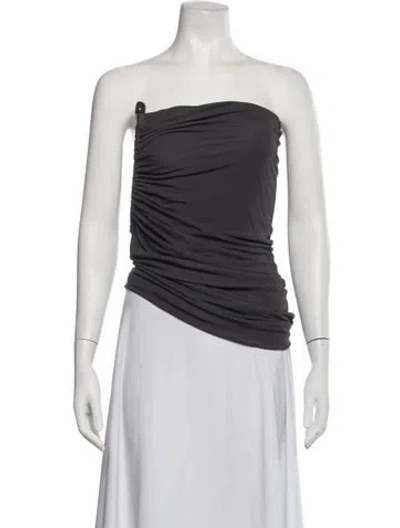 Pre-owned Christopher Esber Strapless Top In White