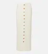 Christopher Esber Sundial Shell Cotton-blend Maxi Skirt In Neutral