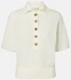 Christopher Esber Sundial Shell Cotton-blend Top In Neutral