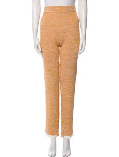 Pre-owned Christopher Esber Sweatpants In Yellow