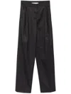 Christopher Esber Cuffed Tailored Trouser In Grey