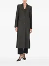 Christopher Esber Talus Single-breasted Coat In Gray