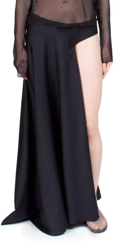 Christopher Esber Talus Tailored Mono Skirt In Black