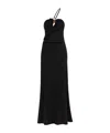 Christopher Esber Concave Stone One-shoulder Cami Maxi Dress In Black