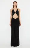 Christopher Esber Tiered Thorn Beaded Disconnect Dress In Multi