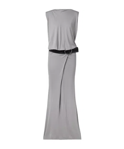 Christopher Esber Tie-waist Pleated Dress In Gray