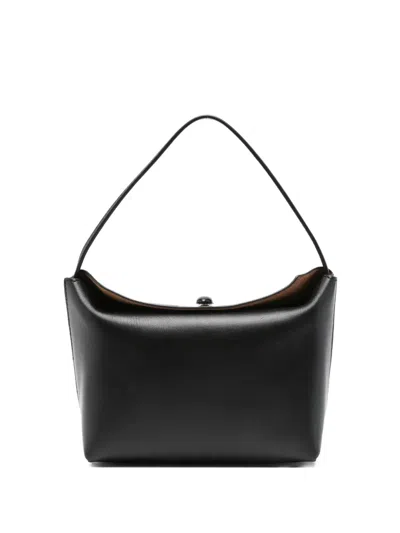 Christopher Esber Top-handle Clasp Mini Bag In Black