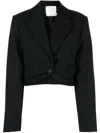 Christopher Esber Tornado Single-breasted Blazer In Black