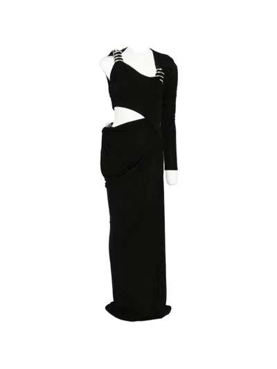 Christopher Esber Torso Maxi Dress In Black