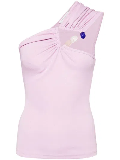 Christopher Esber Tri Tank Top In Pink