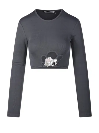 CHRISTOPHER ESBER CHRISTOPHER ESBER TRIO STONE CROPPED TOP