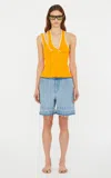 Christopher Esber Trio-strap Tank Top In Orange