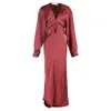 Christopher Esber Triquetra Cutout Maxi Dress In Red Silk In Multi