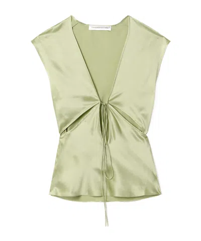 Christopher Esber Triquetra Vest In Green